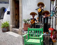 Mexicaans kunsthoogtepunt van het leven, muziek en kleur royalty-vrije stock fotografie Mexicaans kunsthoogtepunt van het leven, muziek en kleur royalty-vrije stock fotografie