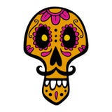 Mexicaanse suikerschedel royalty-vrije stock foto Mexicaanse suikerschedel royalty-vrije stock foto