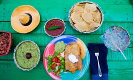 Fresh cooked Mexican meal delicious royalty free stock image Fresh cooked Mexican meal delicious royalty free stock image