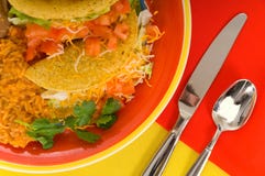 Mexican food plate