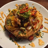 Mexican tostada stack royalty free stock photo Mexican tostada stack royalty free stock photo