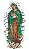 Mexican Virgin of Guadalupe - color vector