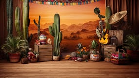 Free Mexico Backdrop Custom Made Royalty Free Stock Photos - 282993128