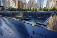 Miasto Nowy Jork Manhattan 9/11 pomników zdjęcie stock Miasto Nowy Jork Manhattan 9/11 pomników zdjęcie stock