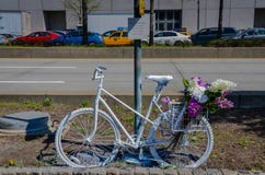 Miasto Nowy Jork roweru pomnik obraz stock Miasto Nowy Jork roweru pomnik obraz stock