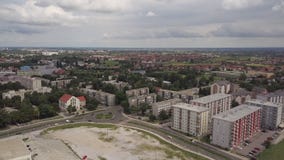 Miasto Zagreb Chorwacja od nieb południe rozdziela zdjęcie wideo Miasto Zagreb Chorwacja od nieb południe rozdziela zdjęcie wideo