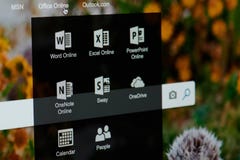 Microsoft Office en ligne photo libre de droits Microsoft Office en ligne photo libre de droits