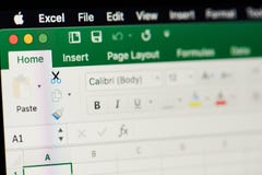Microsoft Office przoduje spreadsheet zdjęcie royalty free Microsoft Office przoduje spreadsheet zdjęcie royalty free
