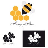 Miel de la abeja ilustración del vector Miel de la abeja ilustración del vector