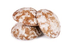 Miel-gâteaux d'isolement sur le blanc Images stock Miel-gâteaux d'isolement sur le blanc Images stock