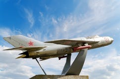 MiG-19 Monument Royalty Free Stock Image MiG-19 Monument Royalty Free Stock Image