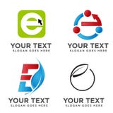 Migliore concetto elegante moderno di logo della lettera E illustrazione di stock Migliore concetto elegante moderno di logo della lettera E illustrazione di stock