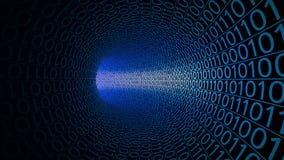 Migrar através do túnel azul abstrato feito com zero e uns Fundo moderno Computadores, transferência de dados binários fotografia de stock royalty free Migrar através do túnel azul abstrato feito com zero e uns Fundo moderno Computadores, transferência de dados binários fotografia de stock royalty free