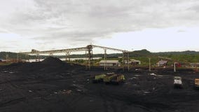 Mijnbouw Luchtborneo Indonesië Mijnbouw Luchtborneo Indonesië