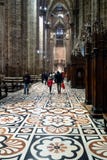 Mosaic pavement in Milan Cathedral royalty free stock photography Mosaic pavement in Milan Cathedral royalty free stock photography