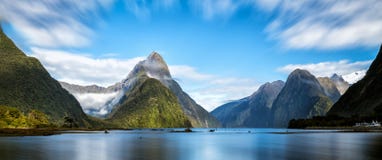 Milford Sound In New Zealand Stock Photo