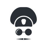 Milicyjny ikona wektoru znak i symbol odizolowywający na białym tle ilustracja wektor Milicyjny ikona wektoru znak i symbol odizolowywający na białym tle ilustracja wektor