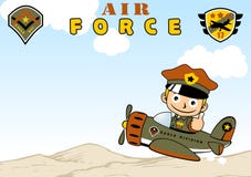 Military patrol cartoon vector illustration Military patrol cartoon vector illustration