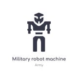 military robot machine icon. isolated military robot machine icon vector illustration from army collection. editable sing symbol stock illustration military robot machine icon. isolated military robot machine icon vector illustration from army collection. editable sing symbol stock illustration