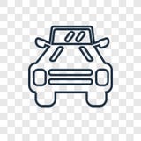 Military vehicle concept vector linear icon isolated on transparent background, Military vehicle concept transparency logo in out stock illustration Military vehicle concept vector linear icon isolated on transparent background, Military vehicle concept transparency logo in out stock illustration