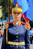 Military Woman in Romania