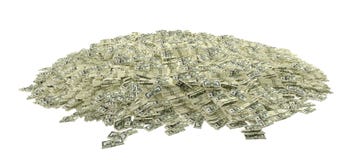 Miljoenen dollars stock fotografie Miljoenen dollars stock fotografie