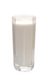 Milk In The Glass Stock Photos