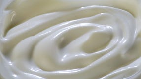 Milky cream surface