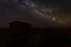 Milky Way over the Baltic Sea royalty free stock photo Milky Way over the Baltic Sea royalty free stock photo