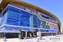 Milwaukee, Висконсин/США - 15-ое апреля 2019: Форум Fiserv самцов оленя Milwaukee новый стоковые фотографии rf Milwaukee, Висконсин/США - 15-ое апреля 2019: Форум Fiserv самцов оленя Milwaukee новый стоковые фотографии rf