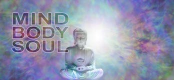 Mind Body Soul Buddha Banner
