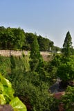 Ming Dynasty City Wall in de lente Royalty-vrije Stock Afbeeldingen Ming Dynasty City Wall in de lente Royalty-vrije Stock Afbeeldingen