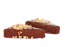 Mini Chocolate Cake Bar Royalty Free Stock Images