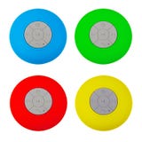 Mini Multicolour Waterproof Bluetooth Wireless Loudspeaker with Royalty Free Stock Photography Mini Multicolour Waterproof Bluetooth Wireless Loudspeaker with Royalty Free Stock Photography