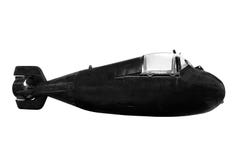 Mini submarine for special diversion operations isolated on white background royalty free stock images Mini submarine for special diversion operations isolated on white background royalty free stock images