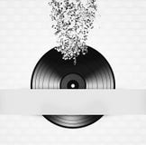 Minimal Black And White Vinyl Background Royalty Free Stock Photos Minimal Black And White Vinyl Background Royalty Free Stock Photos