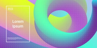 Minimal 3D Modern Dynamic Shapes with Color Glow Effect. stock illustration Minimal 3D Modern Dynamic Shapes with Color Glow Effect. stock illustration