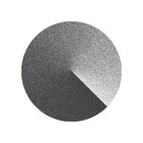 Minimal Vector Stippled Circle Shape stock illustration Minimal Vector Stippled Circle Shape stock illustration