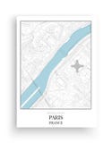 MinimalistParis översikt, Paris översiktsdesign, Art Design stock illustrationer MinimalistParis översikt, Paris översiktsdesign, Art Design stock illustrationer