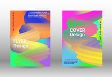 Minimum vector coverage. Set of abstract covers. royalty free illustration Minimum vector coverage. Set of abstract covers. royalty free illustration