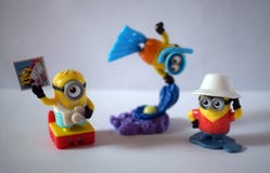 Minions on vacation figures 2 royalty free stock images Minions on vacation figures 2 royalty free stock images