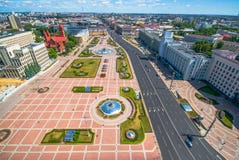 Minsk, Belarus Red Church stock images Minsk, Belarus Red Church stock images