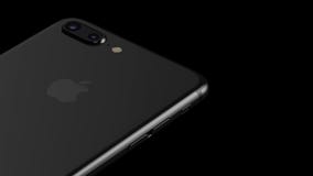 Minsk Białoruś, Październik, - 12, 2016: 3D rendering Jabłczany iPhone 7 Plus royalty ilustracja Minsk Białoruś, Październik, - 12, 2016: 3D rendering Jabłczany iPhone 7 Plus royalty ilustracja