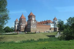 Mir castle Belarus royalty free stock photography Mir castle Belarus royalty free stock photography