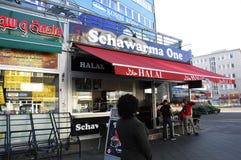 MIRGRANT HALAL SCHAARMA FAST FOOD RESTAURANT stock photos MIRGRANT HALAL SCHAARMA FAST FOOD RESTAURANT stock photos