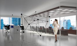 Mise en réseau et concept social de communication en tant que point efficace pour des affaires modernes Photographie stock libre de droits Mise en réseau et concept social de communication en tant que point efficace pour des affaires modernes Photographie stock libre de droits
