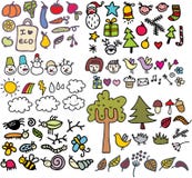 Mix Of Doodle Images. Vol. 1 Royalty Free Stock Images Mix Of Doodle Images. Vol. 1 Royalty Free Stock Images