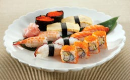 Mix Sushi Royalty Free Stock Photos