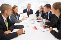 Mixed Group In Business Meeting Royalty Free Stock Images Mixed Group In Business Meeting Royalty Free Stock Images