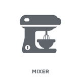 Mixer icon from collection. vector illustration Mixer icon from collection. vector illustration